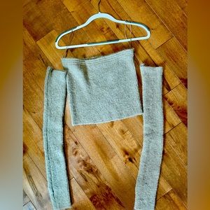 Off the shoulder crop top